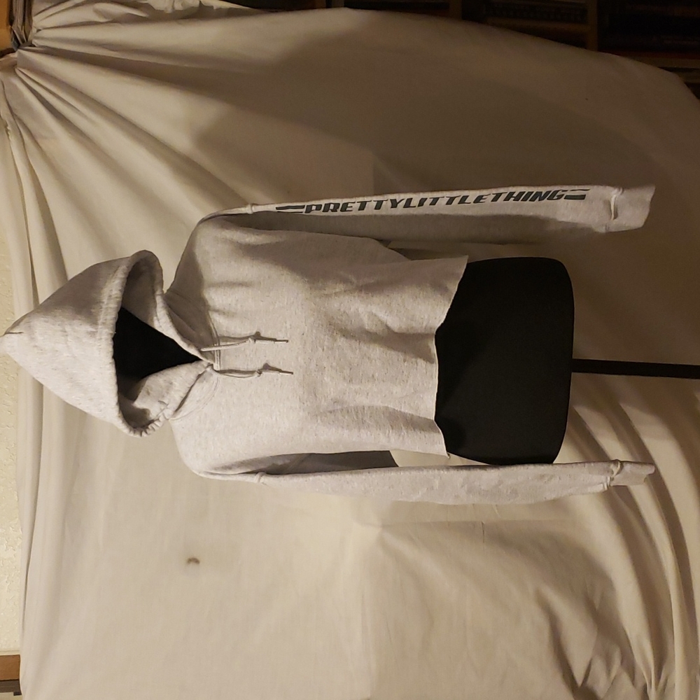 2 piece crop top sweat suit